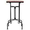 vidaXL Mosaic Side Table, Terracotta, Ceramic - 3 of 4