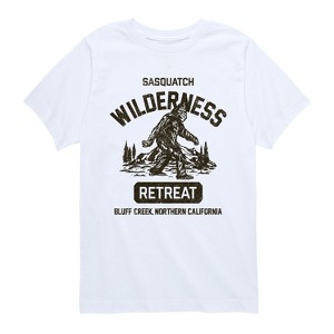 Boys' - Instant Message - Sasquatch Wilderness Retreat Short Sleeve Graphic T-Shirt - 1 of 4