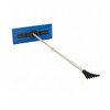 Snow Joe Shovelution Snow Shovel, Strain Reducing with Windshield Ice Scraper for Outdoor Use, Lawn, Patio, and Garden Essentials, Blue - 3 of 4