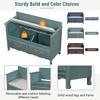 NicBex 42" Upholstered Storage Bench with Back,Shoe Bench with Removable Cushion,Entryway Bench with Hidden Storage for Living Room&Bedroom - 3 of 4