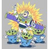 Girl's Toy Story Buzz Lightyear and Aliens T-Shirt - 2 of 4