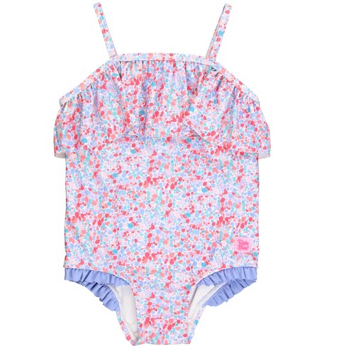 RuffleButts Girls Single Ruffle One Piece - image 1 of 4