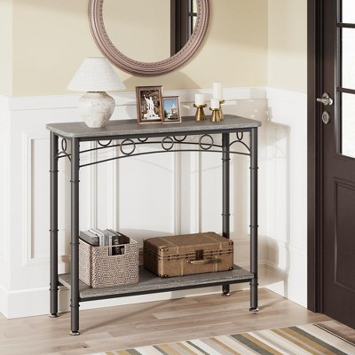Console Table, 11.80" Narrow Sofa Tables