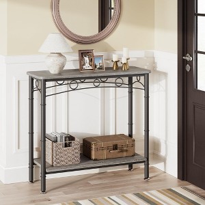 Console Table, 11.80" Narrow Sofa Tables - 1 of 4