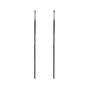 Black Swan Synthetic Red Sable Paint Brushes Flat Sets of 2- Professional Quality Long Handle Paint Brushes in Assorted Shapes and Sizes for Oil, - 1 of 4