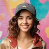 Dalix Robot Embroidered Glow in the Dark Retro Dad Hat Cotton Baseball Cap Adjustable Mens - 3 of 4