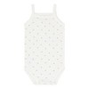 Ely's & Co. Baby Girls Cotton Bodysuits-Undershirts - 3  Pack, Pink Stripes, Floral Dot , and Butterfly - 3 of 4
