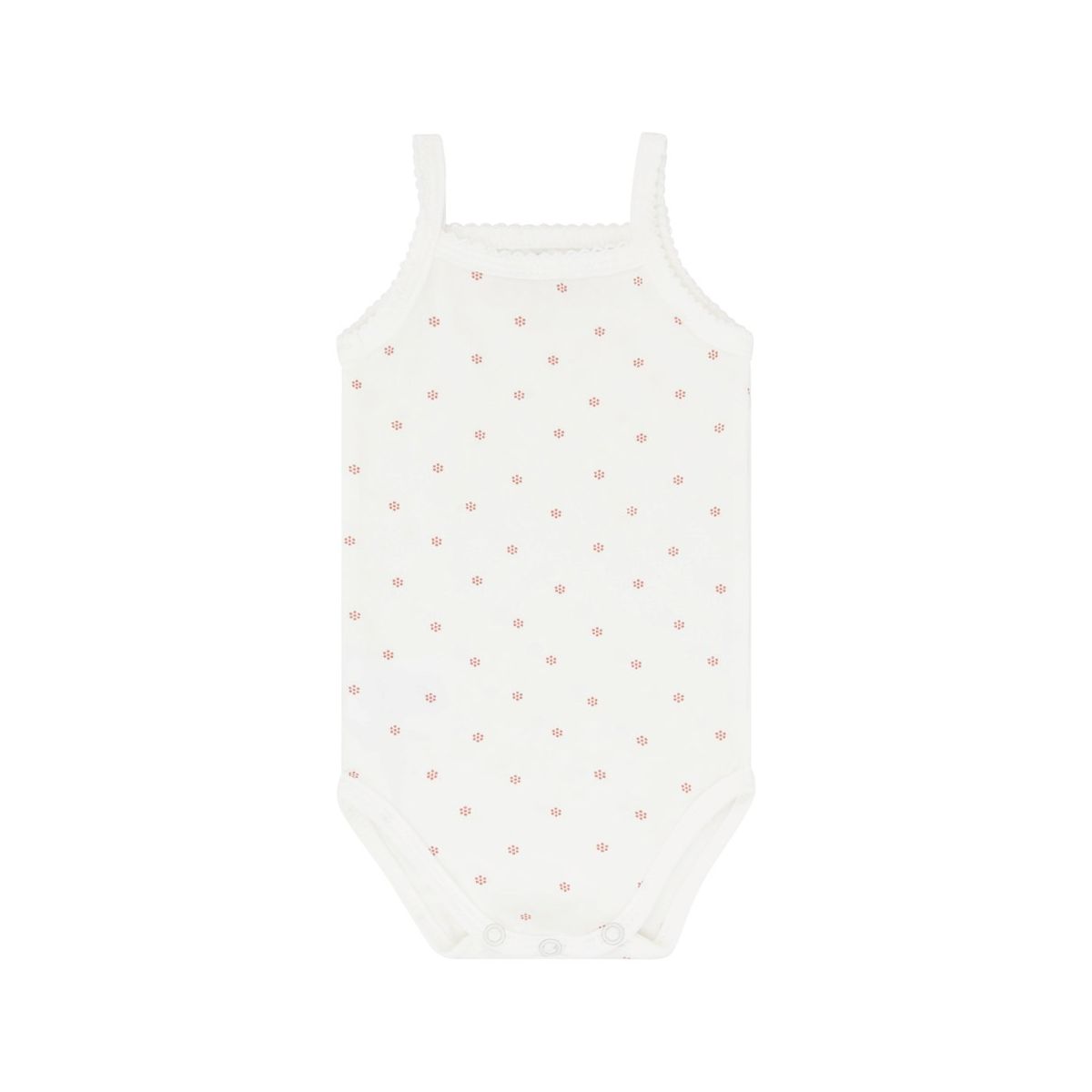 Ely's & Co. Baby Girls Cotton Bodysuits-Undershirts - 3  Pack, Pink Stripes, Floral Dot , and Butterfly - thumbnail 7