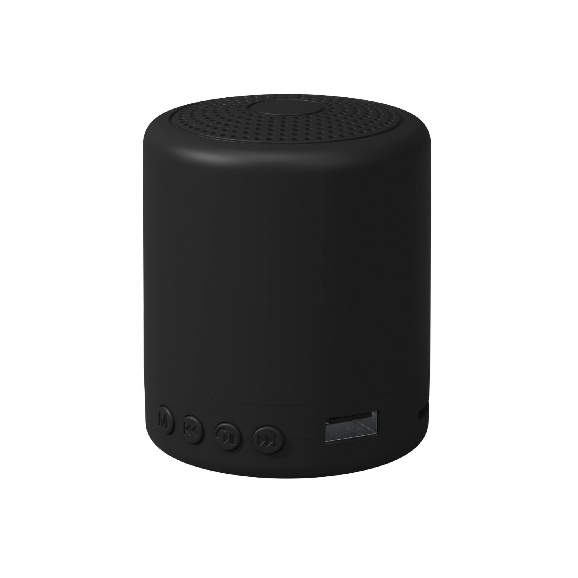 GEMS Mini Wireless Speaker - Black: Micro USB Rechargeable Battery, Portable Design