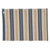 Saro Lifestyle Striped Placemat, 14"x20" Oblong, Periwinkle Blue (set of 4 pcs) - 2 of 4