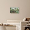 Art Remedy Monet - Garden with Dahlias Impresionism Landscape Wall Art Framed - 2 of 4