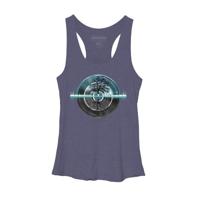 Women's Design By Humans Returning To Silence By Maryedenoa Racerback Tank Top