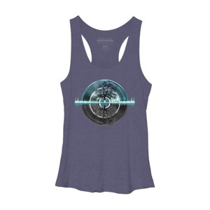 Women's Design By Humans Returning To Silence By Maryedenoa Racerback Tank Top - 1 of 3