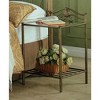 Coaster,Sydney Metal 2-shelf Nightstand Antique Brushed Gold - 2 of 4