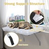 Sandinrayli Window Cat Hammock - Indoor Cat Bed for Window Sill, White - 3 of 4