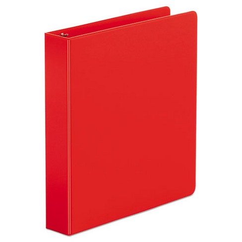 1-inch 3 Ring Binder with 2 Interior Pockets, 1'' Basic Binders Holds US  Letter Size 8.5'' x 11'' Paper - Durable, Versatile Binders for Office,  Home