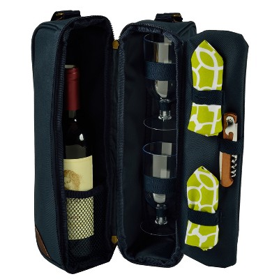 Picnic at Ascot - Deluxe Vienna Travel Coffee Tote for 2 - Black