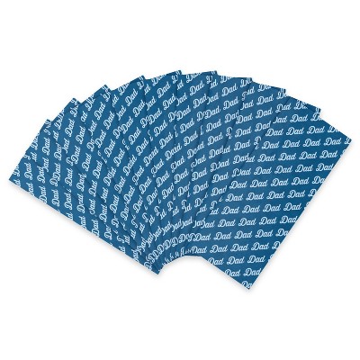 10ct Father's Day Tissue Paper Pack Dad