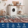 Artistic Runner Rug, Washable Non Slip Low Pile Soft Floor Carpet for Kitchen, Entryway, Bedroom, Hallway & Bathroom - 3 of 4