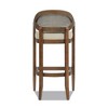 Americana Mid-Century Modern Cane Back Bar Stool - 4 of 4
