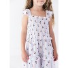 Bamboo Smocked Ruffle Dress | Cherry Picker | Charlie Lou Baby - 3 of 4