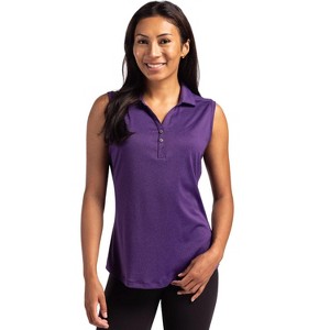 Cutter & Buck Forge Eco Stretch Recycled Womens Sleeveless Polo - 1 of 2