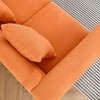 CAVINAS Comfort Teddy Fabric Couches for Living Room, Oversized Sofa with Pillows, Deep Seating Sofa for Living Room, Bedroom - 3 of 4
