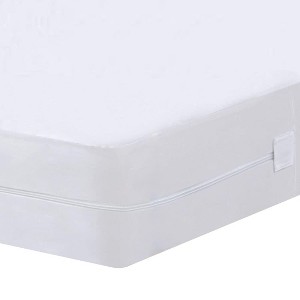 Aoibox Twin Waterproof Zippered Mattress Encasement Noiseless Breathable Machine Washable Fits 7-13 Inch Mattress - 1 of 4