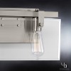 Urban Ambiance Luxury Modern Farmhouse Bath Fixture,  8-3/8"H x 14-7/8"W,  Brushed Nickel Finish, UHP2453 - 4 of 4