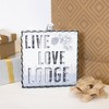 Pavilion Gift Company - Live Love Lodge - 6" Plaque - Wall Sign Panels - 4 of 4