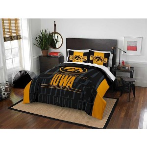 NCAA Iowa Hawkeyes Modern Take Full/Queen Comforter Set - 1 of 1