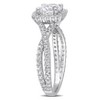 EVERLY JEWELRY |Sterling Silver 2 1/8 CT TGW Created White Sapphire Fashion Ring - 2 of 4