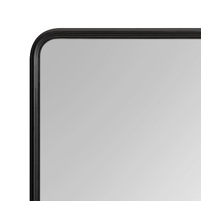 Gold Framed Rectangular Wood Wall Mirror, 24x36