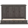 Merax Farmhouse Murphy Bed Cabinet with USB Charging Station Storage Space - 4 of 4