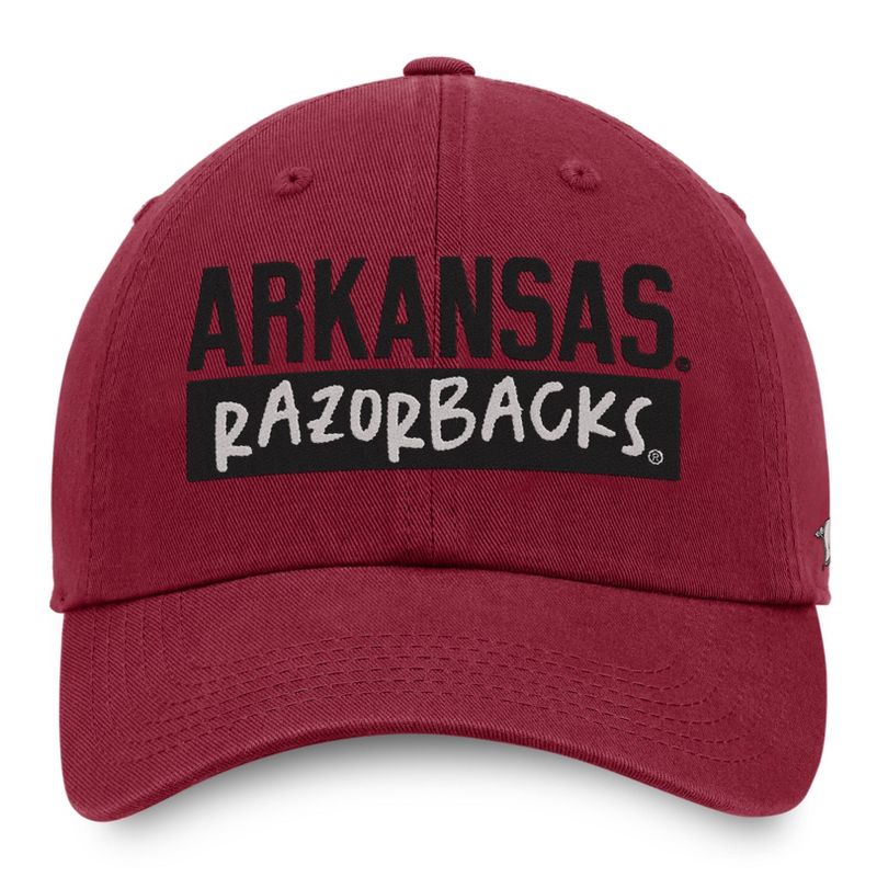 NCAA Arkansas Razorbacks Youth Unstructured Scooter Cotton Hat, 2 of 5
