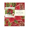 FreshCut Paper 10" Birch Poinsettia 3D Pop Up Floral Bouquet Greeting Card and Envelope - 3 of 4