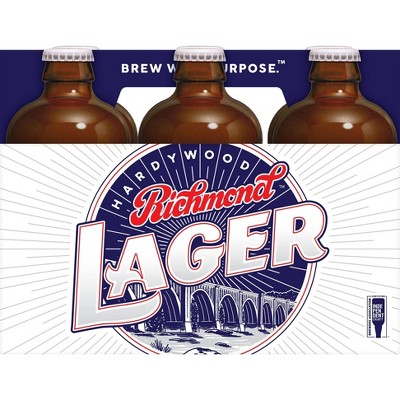 Hardywood Richmond Lager Beer - 6pk/12 fl oz Bottles