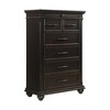 Brooks 6 Drawer Chest Black - Picket House Furnishings: Vertical Storage, Felt-Lined, Bun Feet - 2 of 4