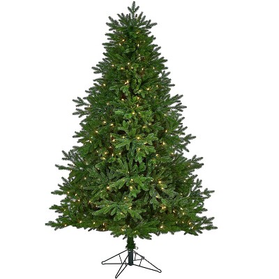 Nearly Natural 7-ft Nova Scotia Fir Real Touch Artificial Christmas Tree with 400 (Multifunction)