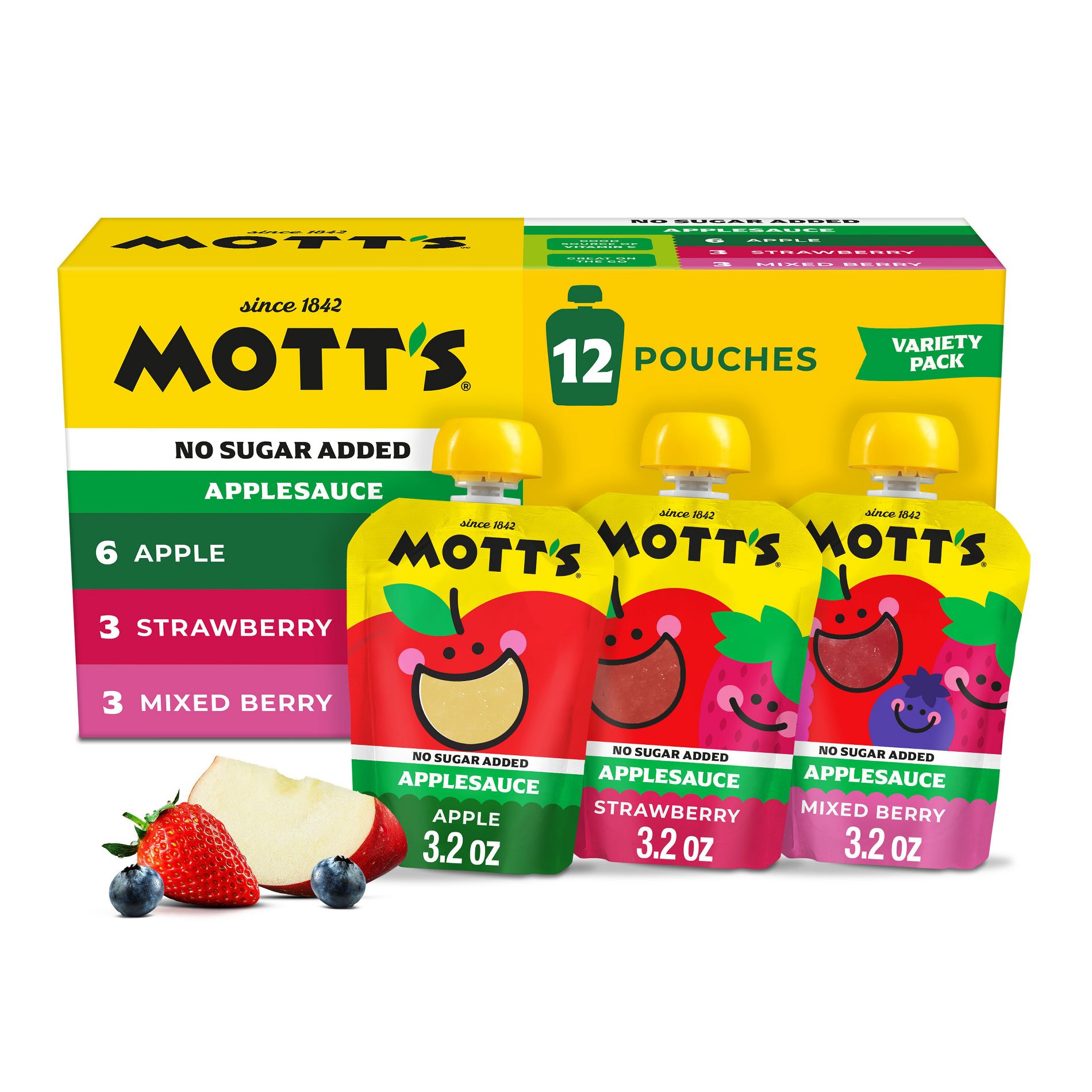 Mott's Fruit Unsweetened Variety Pack - 38.4oz