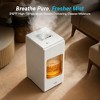 6L Stainless Steel Warm Mist Humidifier with Easy Clean, Sleep Mode & Auto-Off, Large Room Air Humidifier for Bedroom - 4 of 4