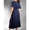 Jess by Meiko Women's Flutter Sleeve Waistband Midi Dress - 3 of 4