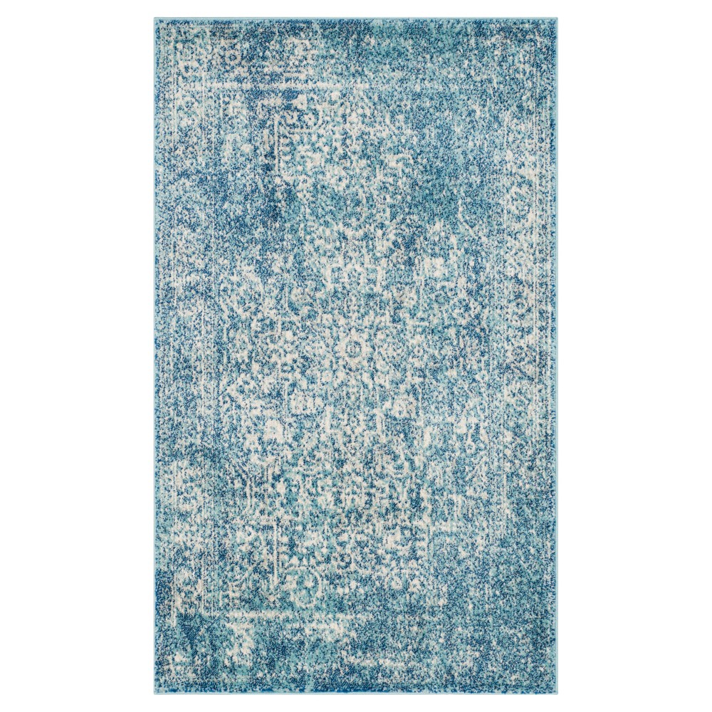 Evoke Rug - Blue/Ivory - 3'x5' - Safavieh