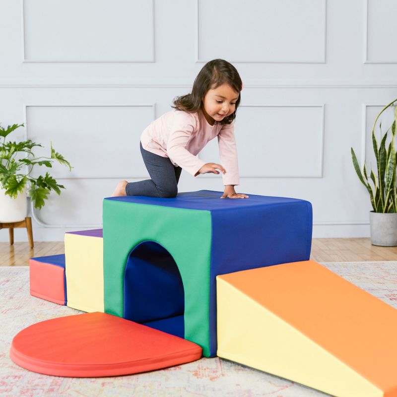 ECR4Kids SoftZone Tunnel Maze - Beginner Toddler Climber for Safe Active Play - Fun Early Development Obstacle Toy, 5 of 11