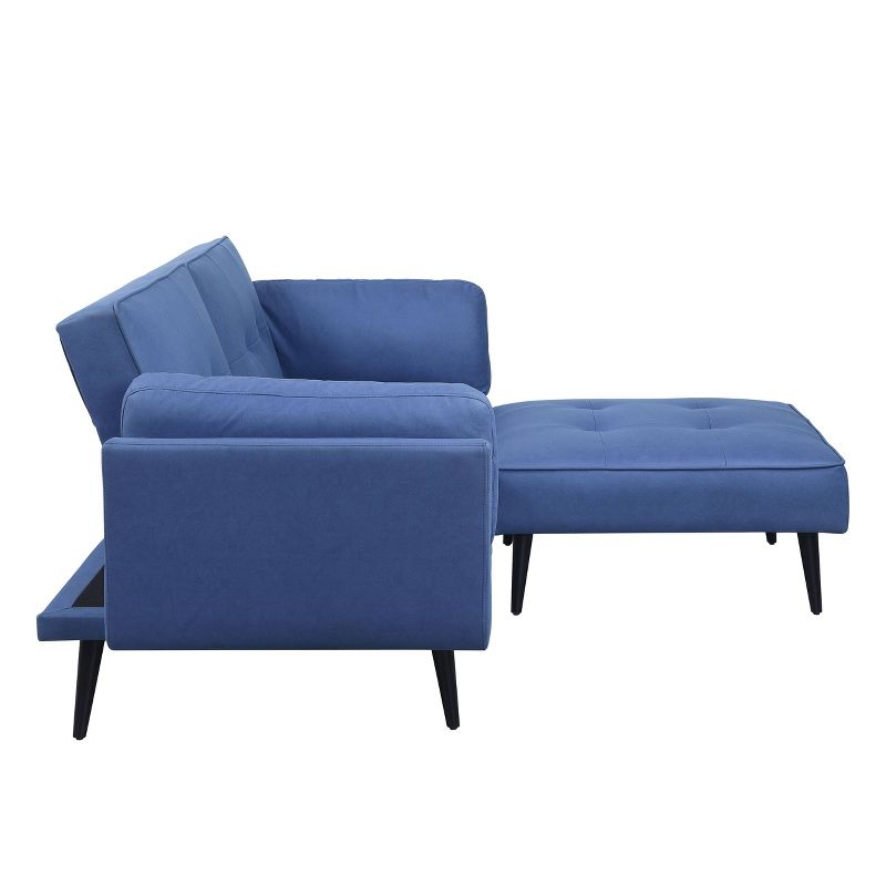81&#34; Nafisa Sofa Blue Fabric - Acme Furniture, 5 of 10
