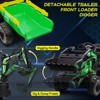 24V 4 in 1 Kids Tractor, Excavator & Bulldozer, Battery Powered Ride On Electric Vehicle - 2 of 4