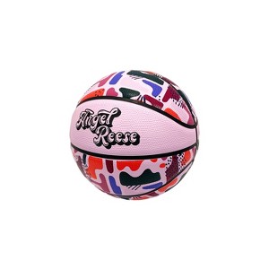 Angel Reese Artistic 28.5" Basketball – Pink - 1 of 4