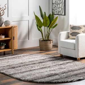 Nuloom Drey Striped Shag Indoor Area Rug - 1 of 4