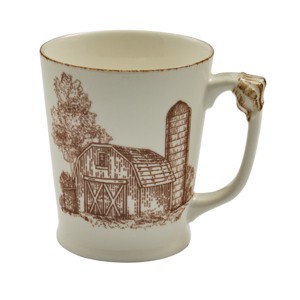 Park Designs Down On The Farm Toile Mug Set of 4 - 1 of 3