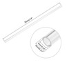 Unique Bargains Lamp Lantern Water Cooling System Acrylic Round Pipes Clear 2 Pcs 14" - 2 of 4
